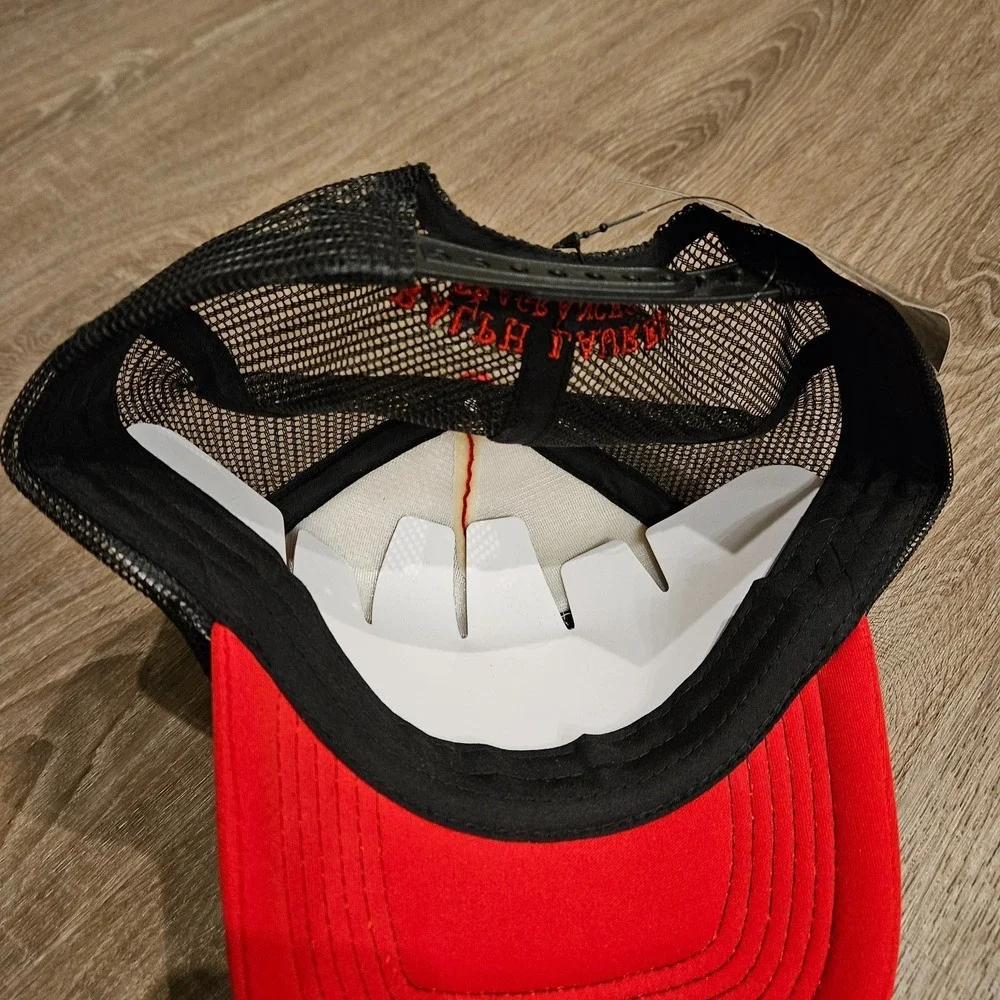 NWT Polo Ralph Lauren Polo Red Racing Trucker Hat Snapback RL Motorsport